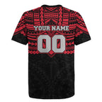 Personalized Essendon Bombers Rugby Jersey Polynesian Tribal Pattern Heritage Football