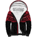 Personalized Essendon Bombers Sherpa Hoodie Polynesian Tribal Pattern Heritage Football