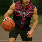 Personalized Essendon Bombers Sleeveless Zip Hoodie Polynesian Tribal Pattern Heritage Football