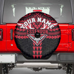 Personalized Essendon Bombers Spare Tire Cover Polynesian Tribal Pattern Heritage Football