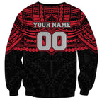 Personalized Essendon Bombers Sweatshirt Polynesian Tribal Pattern Heritage Football