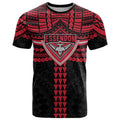 Personalized Essendon Bombers T Shirt Polynesian Tribal Pattern Heritage Football