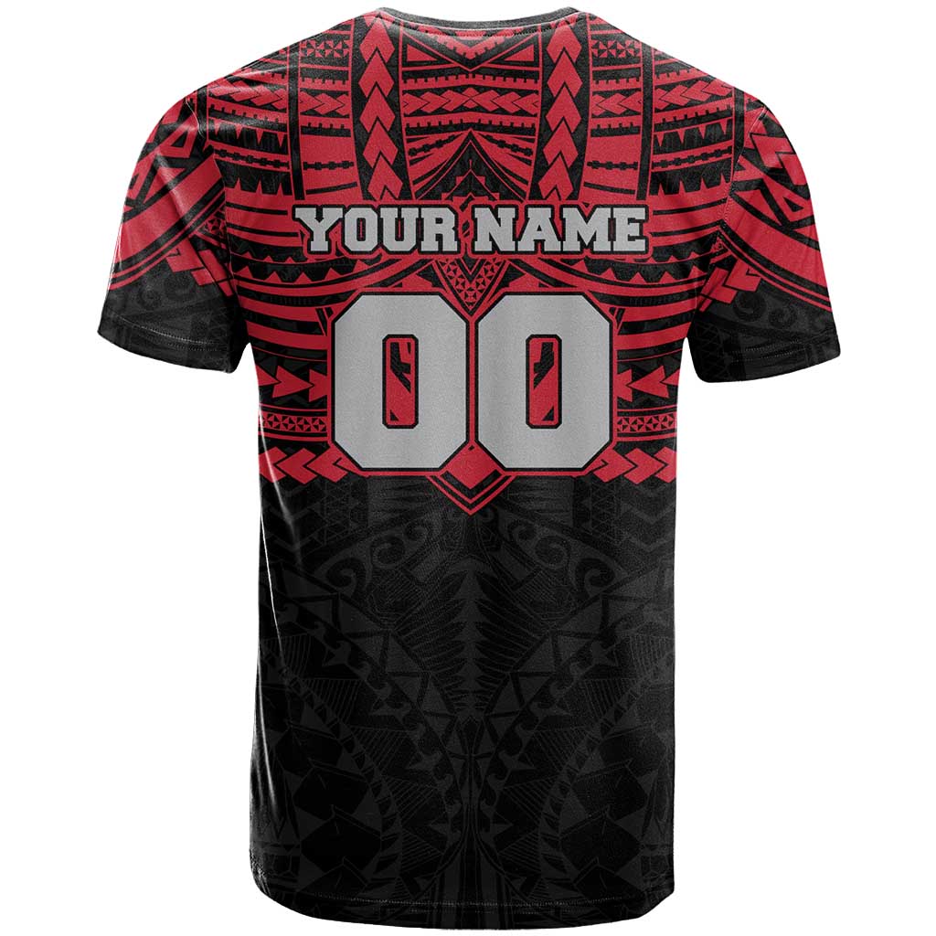 Personalized Essendon Bombers T Shirt Polynesian Tribal Pattern Heritage Football