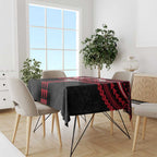 Personalized Essendon Bombers Tablecloth Polynesian Tribal Pattern Heritage Football