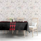 Personalized Essendon Bombers Tablecloth Polynesian Tribal Pattern Heritage Football