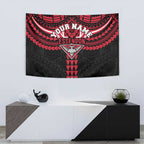 Personalized Essendon Bombers Tapestry Polynesian Tribal Pattern Heritage Football