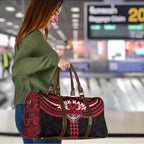 Personalized Essendon Bombers Travel Bag Polynesian Tribal Pattern Heritage Football