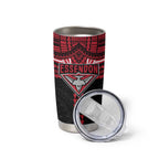 Personalized Essendon Bombers Tumbler Cup Polynesian Tribal Pattern Heritage Football