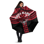 Personalized Essendon Bombers Umbrella Polynesian Tribal Pattern Heritage Football