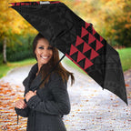 Personalized Essendon Bombers Umbrella Polynesian Tribal Pattern Heritage Football