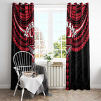Personalized Essendon Bombers Window Curtain Polynesian Tribal Pattern Heritage Football