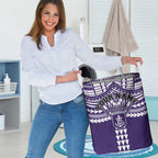 Personalized Fremantle Dockers Laundry Basket Polynesian Tribal Pattern Heritage Football