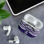 Personalized Fremantle Dockers AirPods Case Polynesian Tribal Pattern Heritage Football
