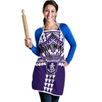 Personalized Fremantle Dockers Apron Polynesian Tribal Pattern Heritage Football