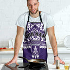 Personalized Fremantle Dockers Apron Polynesian Tribal Pattern Heritage Football