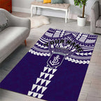 Personalized Fremantle Dockers Area Rug Polynesian Tribal Pattern Heritage Football