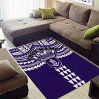 Personalized Fremantle Dockers Area Rug Polynesian Tribal Pattern Heritage Football