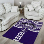 Personalized Fremantle Dockers Area Rug Polynesian Tribal Pattern Heritage Football