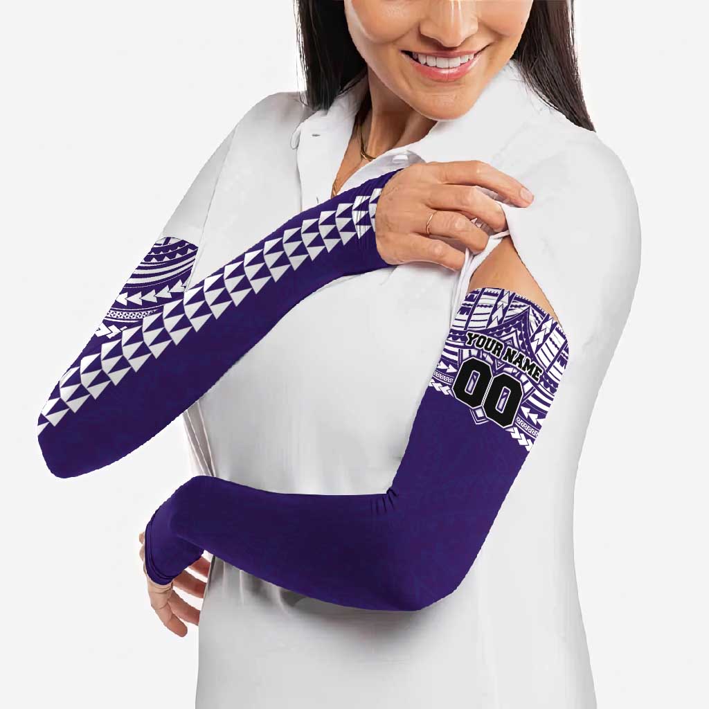 Personalized Fremantle Dockers Arm Sleeves Polynesian Tribal Pattern Heritage Football