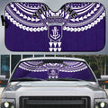 Personalized Fremantle Dockers Auto Sun Shade Polynesian Tribal Pattern Heritage Football