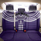 Personalized Fremantle Dockers Back Car Seat Cover Polynesian Tribal Pattern Heritage Football