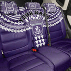 Personalized Fremantle Dockers Back Car Seat Cover Polynesian Tribal Pattern Heritage Football