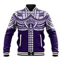 Personalized Fremantle Dockers Baseball Jacket Polynesian Tribal Pattern Heritage Football