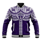 Personalized Fremantle Dockers Baseball Jacket Polynesian Tribal Pattern Heritage Football