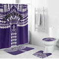 Personalized Fremantle Dockers Bathroom Set Polynesian Tribal Pattern Heritage Football