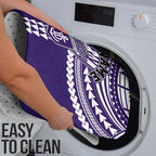 Personalized Fremantle Dockers Bathroom Set Polynesian Tribal Pattern Heritage Football
