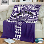 Personalized Fremantle Dockers Blanket Polynesian Tribal Pattern Heritage Football