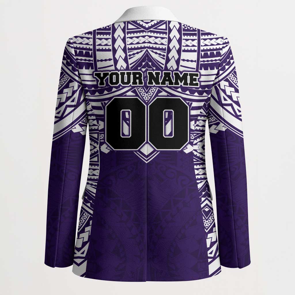 Personalized Fremantle Dockers Blazer Polynesian Tribal Pattern Heritage Football