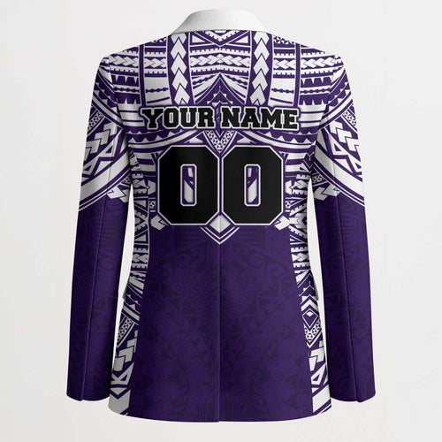 Personalized Fremantle Dockers Blazer Polynesian Tribal Pattern Heritage Football