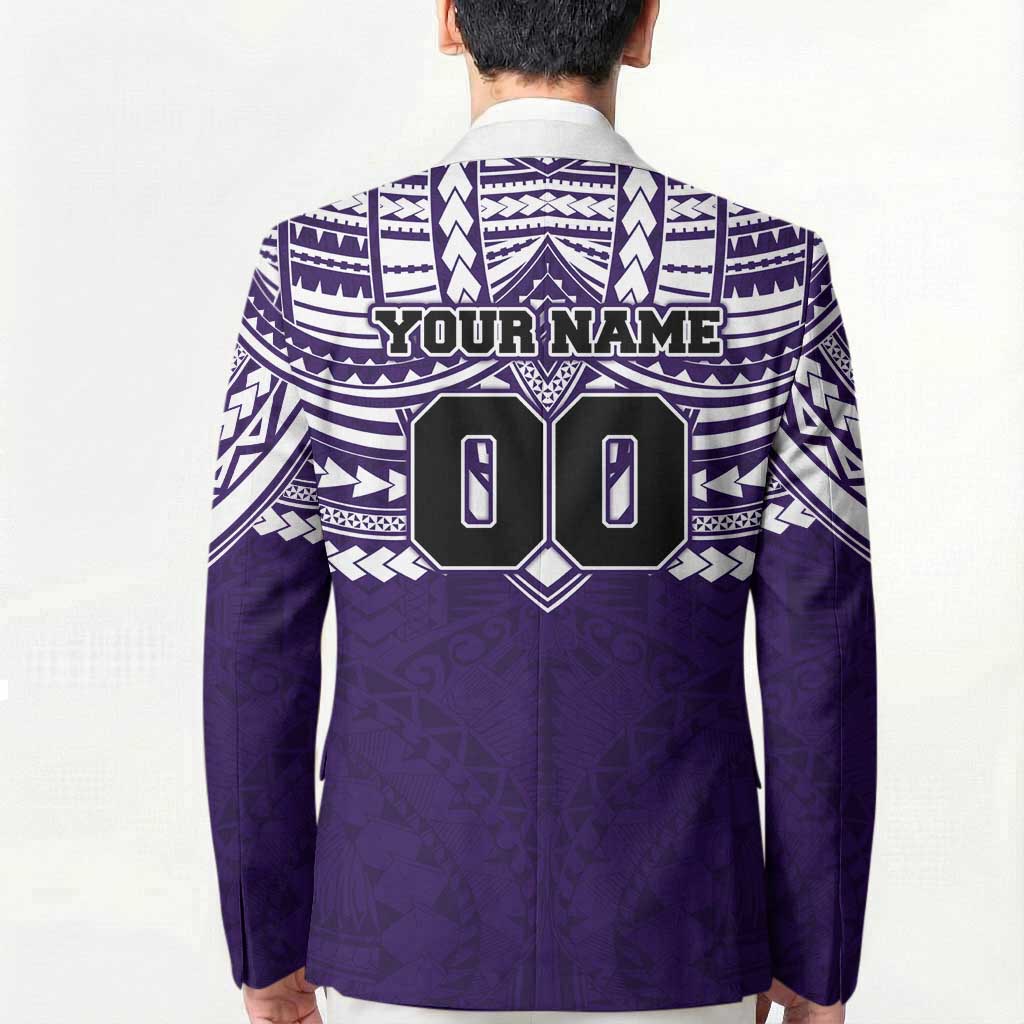 Personalized Fremantle Dockers Blazer Polynesian Tribal Pattern Heritage Football