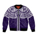 Personalized Fremantle Dockers Bomber Jacket Polynesian Tribal Pattern Heritage Football