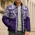 Personalized Fremantle Dockers Bomber Puffer Jacket Polynesian Tribal Pattern Heritage Football