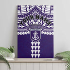 Personalized Fremantle Dockers Canvas Wall Art Polynesian Tribal Pattern Heritage Football