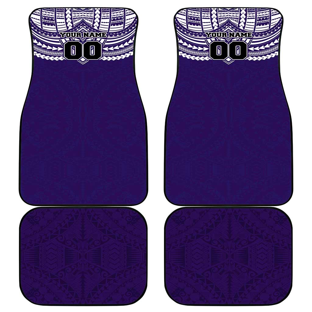 Personalized Fremantle Dockers Car Mats Polynesian Tribal Pattern Heritage Football