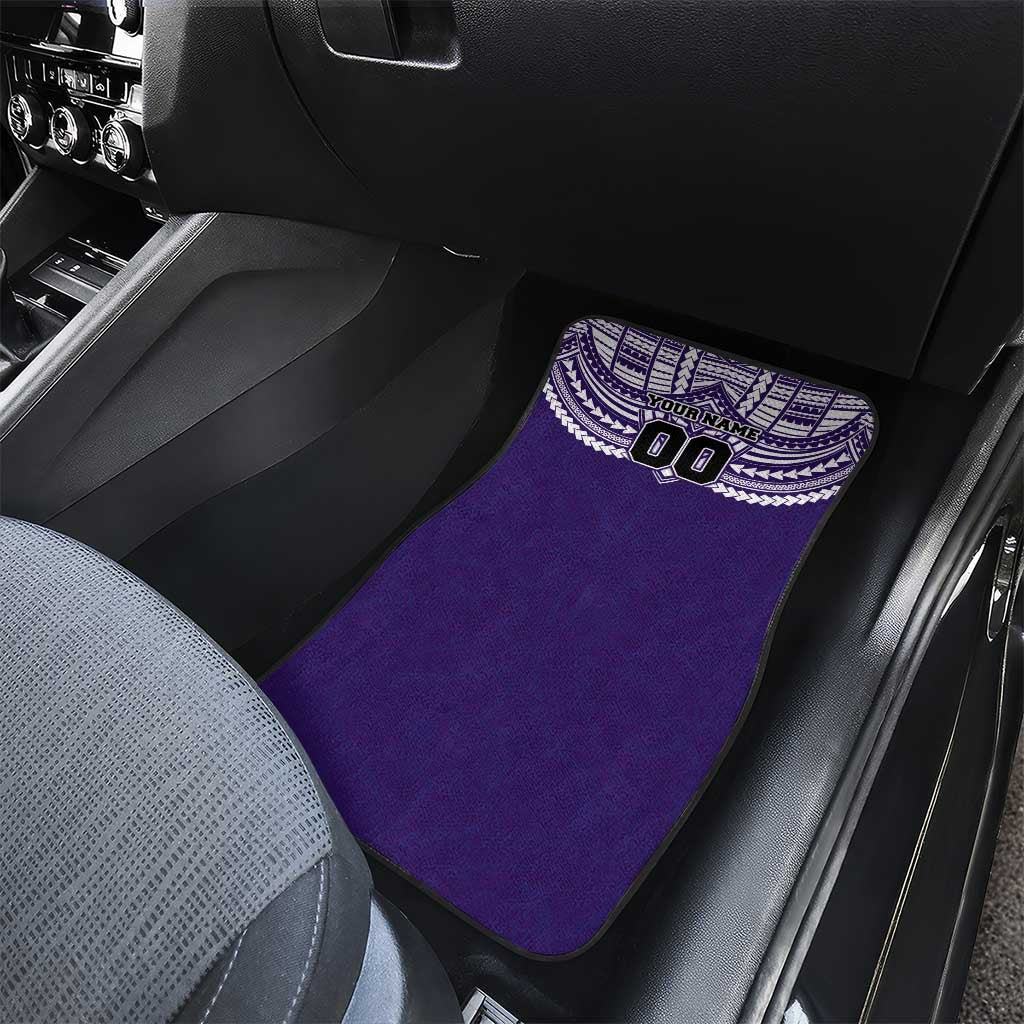 Personalized Fremantle Dockers Car Mats Polynesian Tribal Pattern Heritage Football