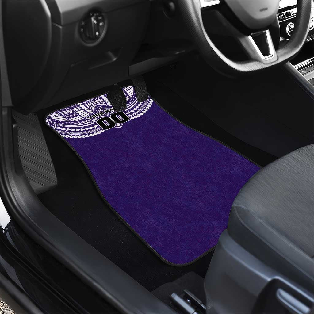 Personalized Fremantle Dockers Car Mats Polynesian Tribal Pattern Heritage Football