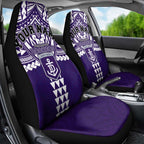 Personalized Fremantle Dockers Car Seat Cover Polynesian Tribal Pattern Heritage Football