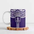 Personalized Fremantle Dockers Ceramic Mug Polynesian Tribal Pattern Heritage Football
