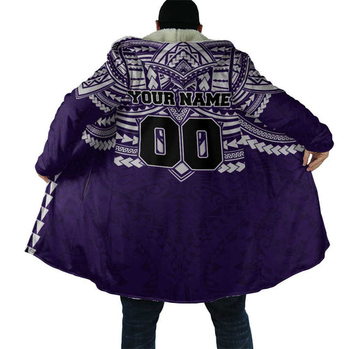 Personalized Fremantle Dockers Cloak Polynesian Tribal Pattern Heritage Football