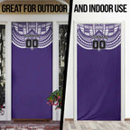 Personalized Fremantle Dockers Door Cover Polynesian Tribal Pattern Heritage Football