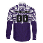 Personalized Fremantle Dockers Family Matching Mermaid Dress and Hawaiian Shirt Polynesian Tribal Pattern Heritage Football