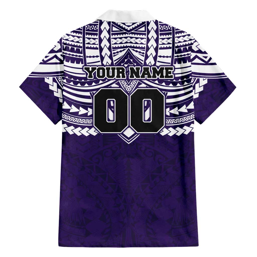 Personalized Fremantle Dockers Family Matching Off Shoulder Maxi Dress and Hawaiian Shirt Polynesian Tribal Pattern Heritage Football