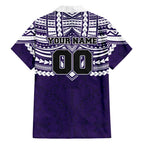 Personalized Fremantle Dockers Family Matching Off Shoulder Maxi Dress and Hawaiian Shirt Polynesian Tribal Pattern Heritage Football