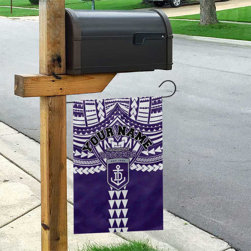 Personalized Fremantle Dockers Garden Flag Polynesian Tribal Pattern Heritage Football