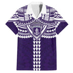 Personalized Fremantle Dockers Hawaiian Shirt Polynesian Tribal Pattern Heritage Football
