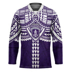 Personalized Fremantle Dockers Hockey Jersey Polynesian Tribal Pattern Heritage Football